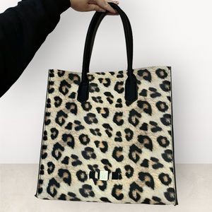 Save My Bag Leopard Print Neoprene Tote